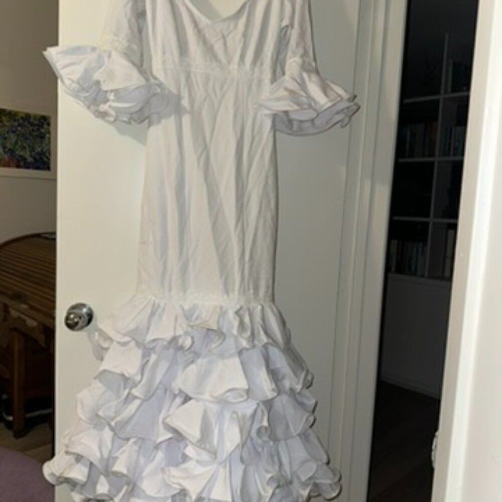 Flamenco Feria Dress for Sevillanas Performance from Spain!